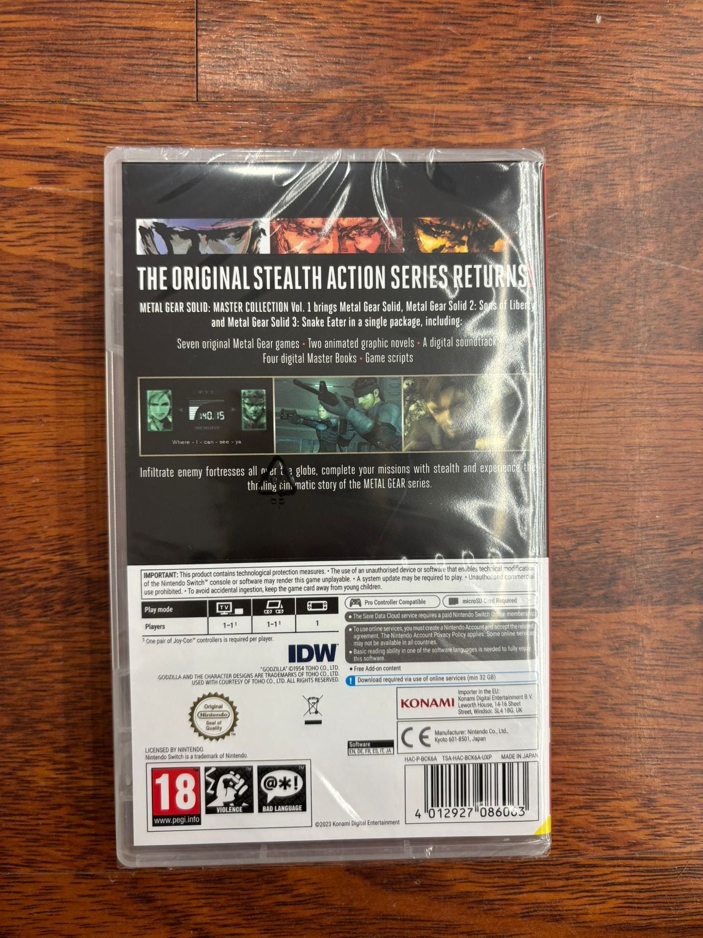 Metal Gear Solid Master Collection Vol.1 Dayone Edition Switch UK Metal Gear Solid Master Collection Vol.1 Dayone Edition Switch UK